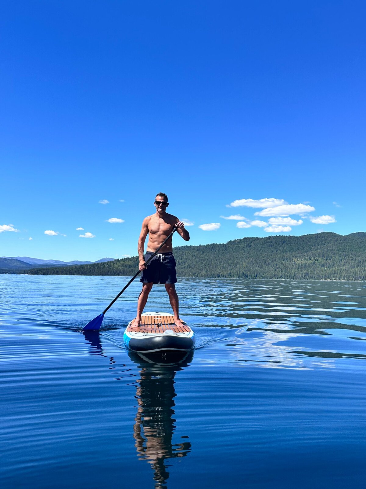 Paddleboard rentals on Lake Coeur d'Alene Idaho
