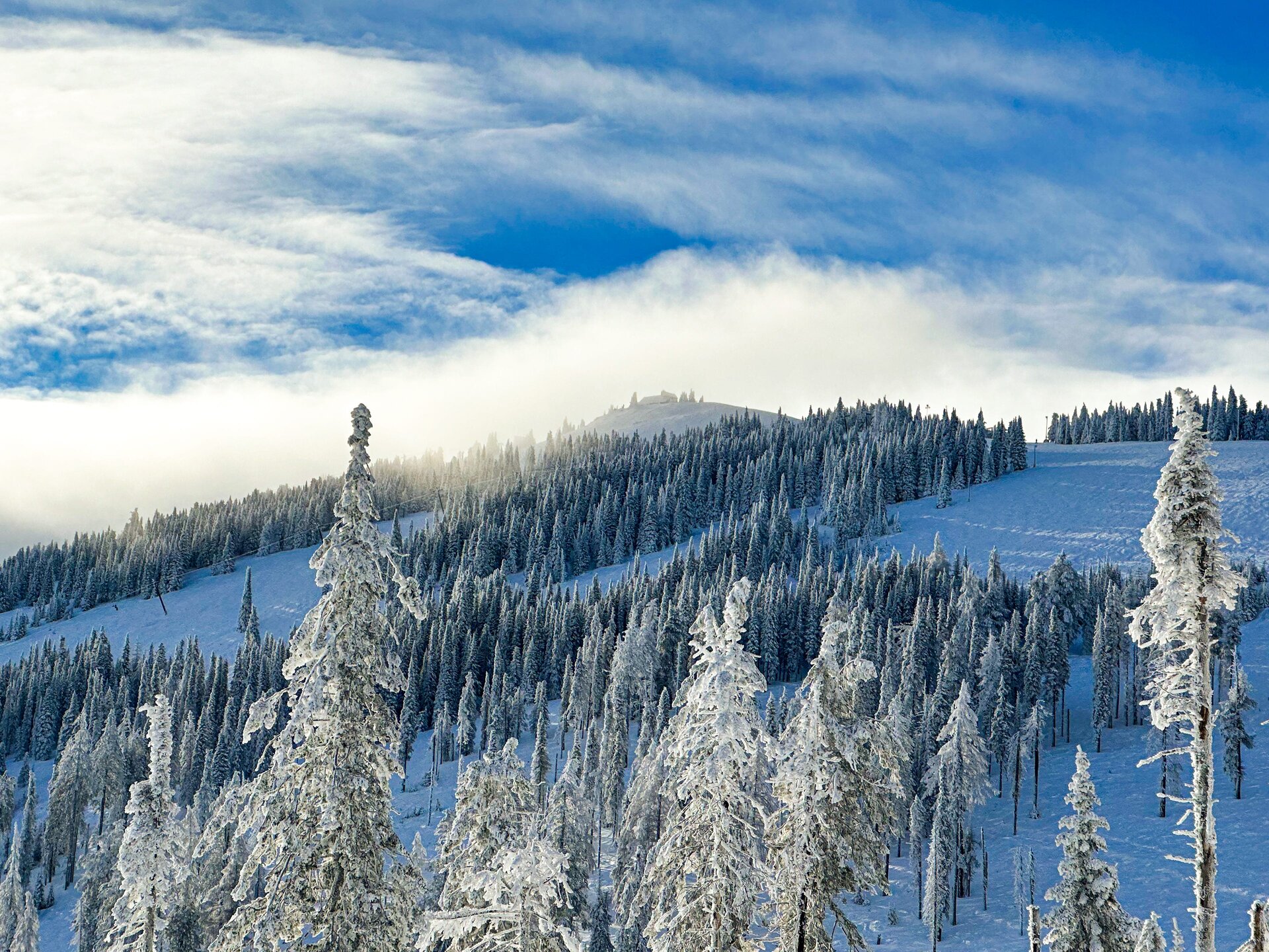 Mt. Spokane ski resort near Coeur d'Alene