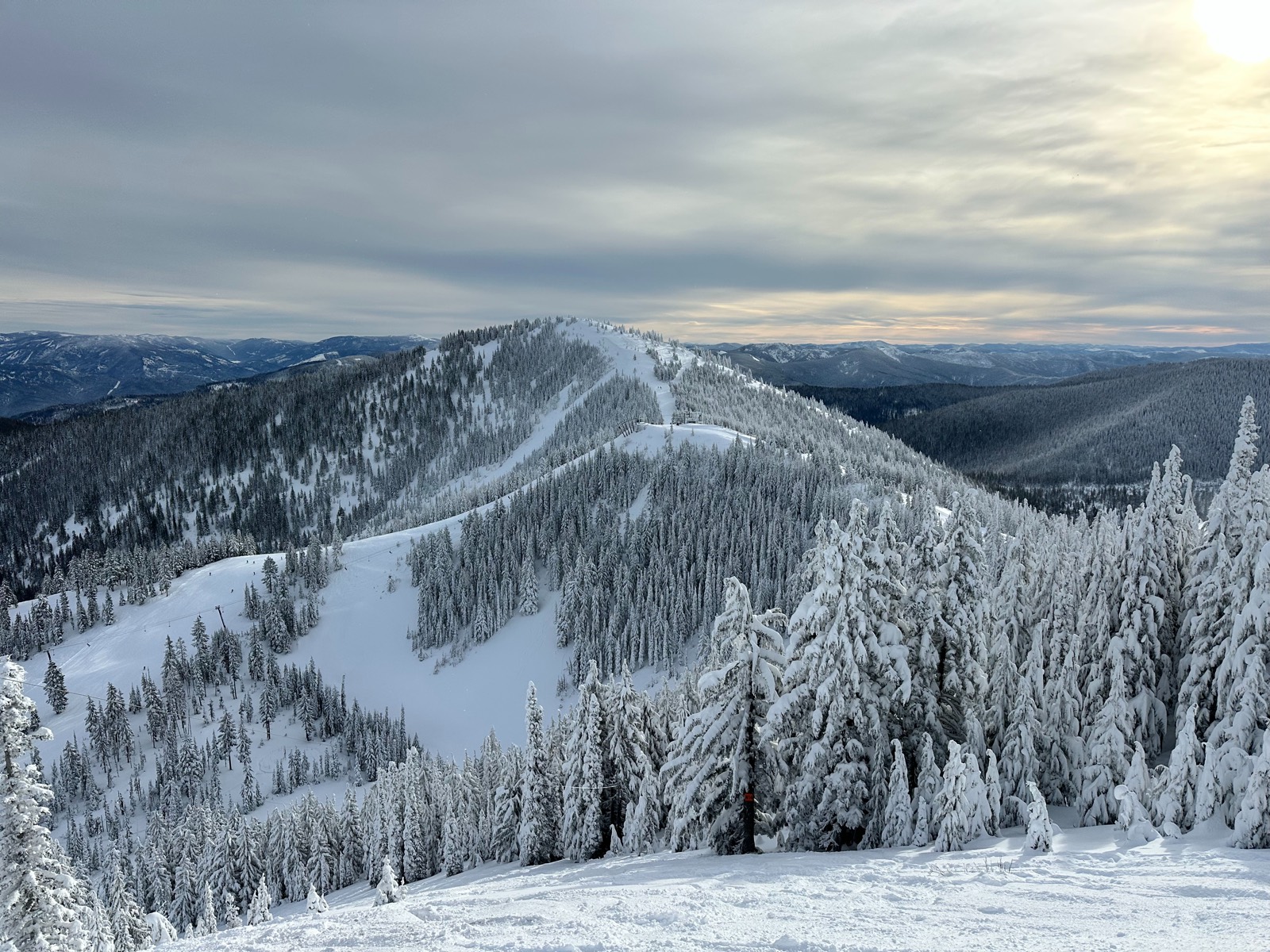 Ski resorts near Coeur d'Alene Idaho