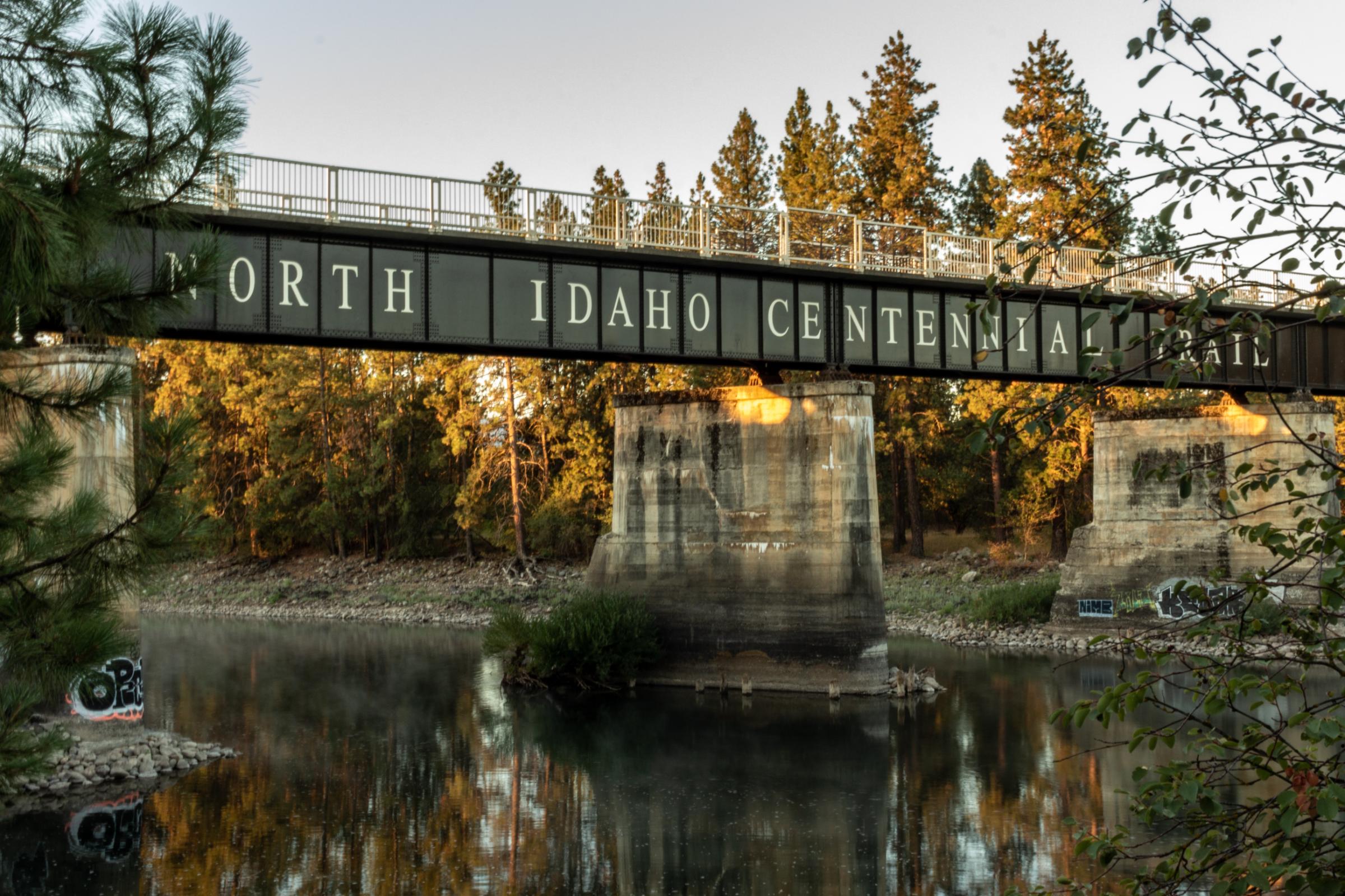 North Idaho Centennial Trail near Coeur d'Alene