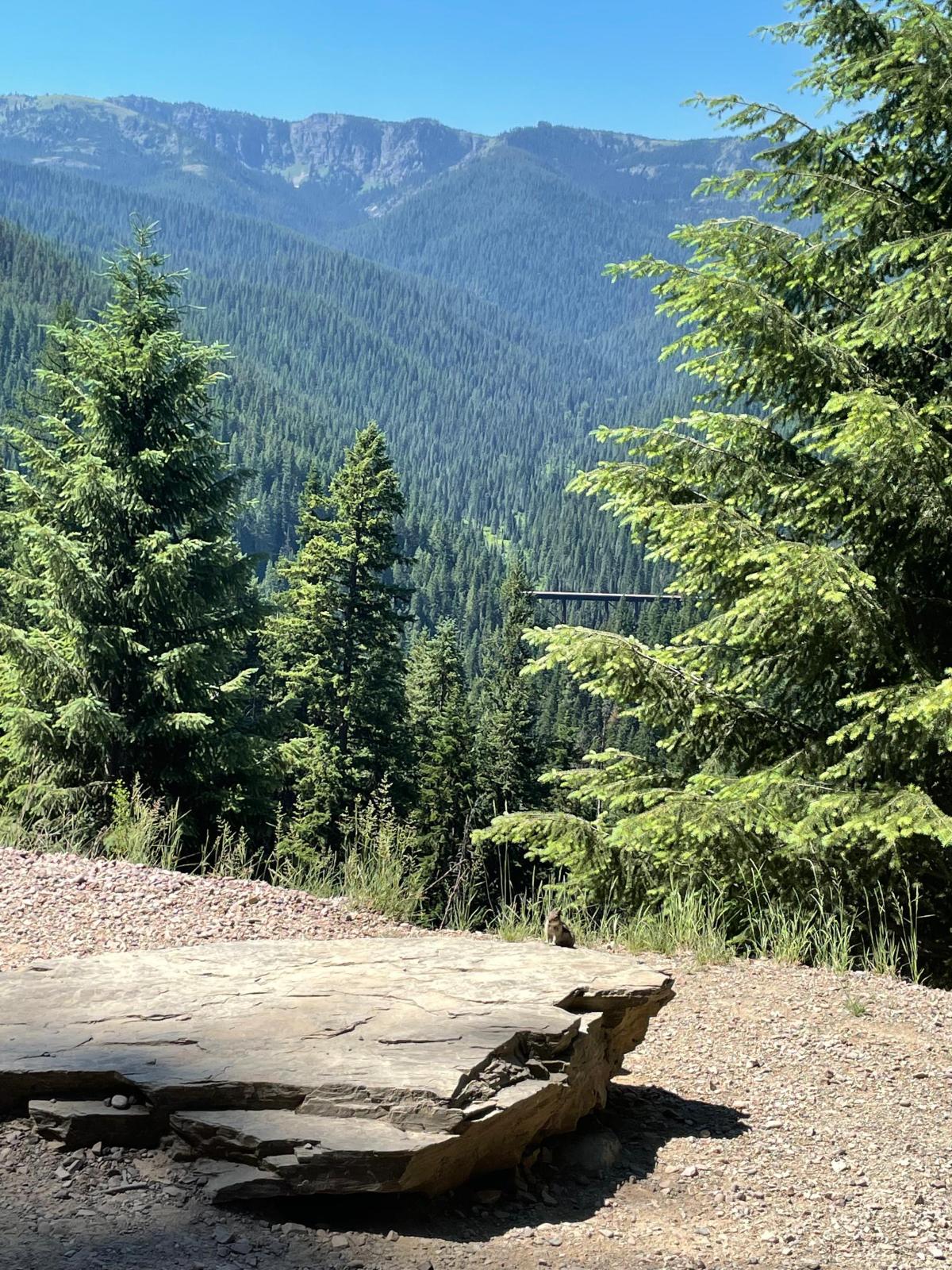 Route of the Hiawatha mountain views