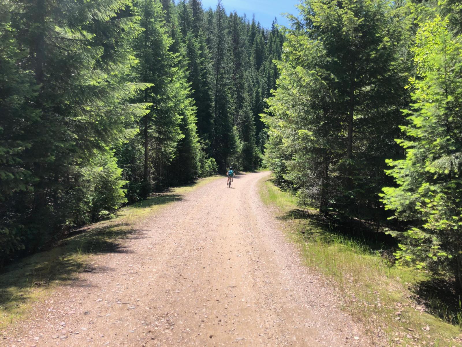 Route of the Olympian near Coeur d'Alene