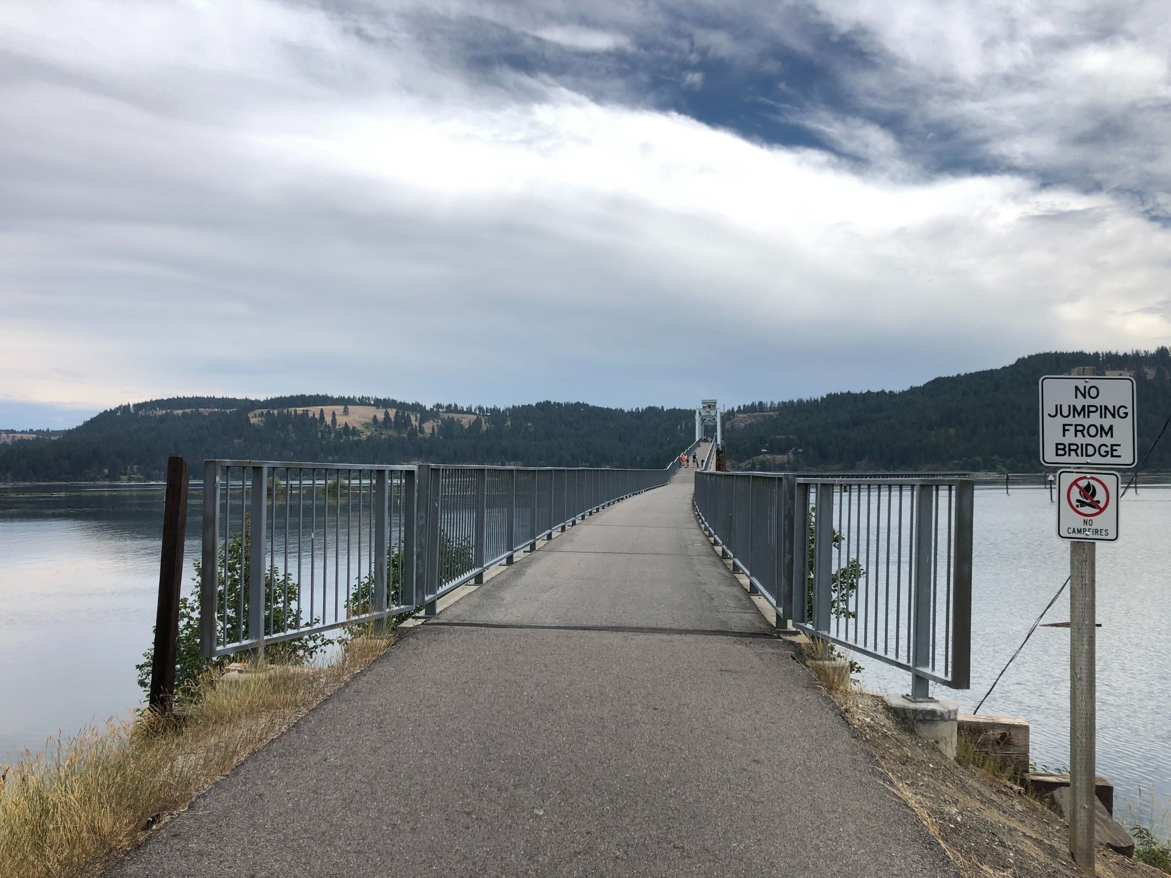Trail of the Coeur d'Alenes near Coeur d'Alene